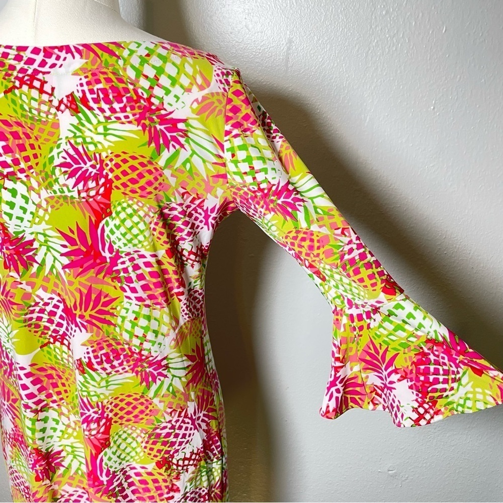 Pappagallo NWT Kiwi Dress Pink & Green Multi Size S - Picture 3 of 11
